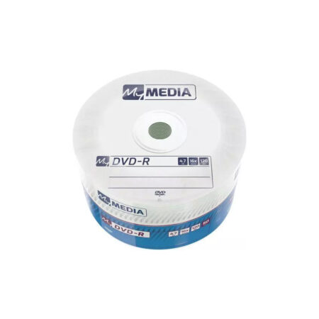 Диск DVD-R, MyMedia, (69202) 4.7GB, 50штук в упаковке, Printable, Незаписанный