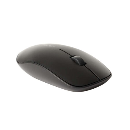 Компьютерная мышь, Rapoo, M200 Silent, Оптическая, 1300dpi, Беспроводной, 2.4 Ггц., Bluetooth 3.0/4.0, Эффективная дистанция 10 м., 1*АА, Батарейки в комплекте, Черный