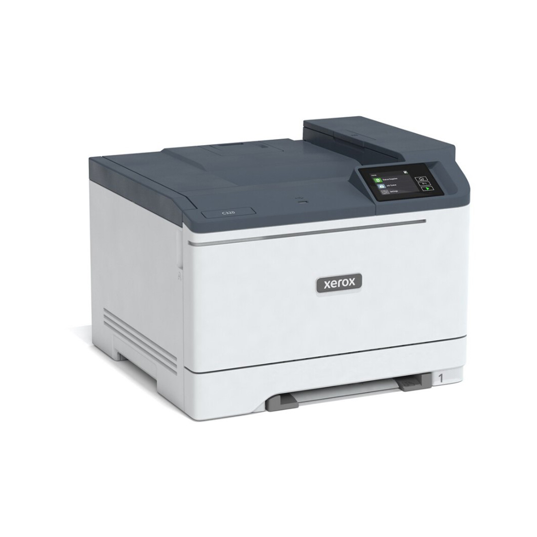 Цветной принтер, Xerox, C320DNI, C320V_DNI, Лазерный цветной, А4, 33 стр./мин., Подача 251 лист, Сенсорный дисплей 2.8", 1.2 ГГц CPU, 1 ГБ RAM, 8 ГБ eMMC, USB 2.0, Ethernet 10/100/1000, Wi-Fi