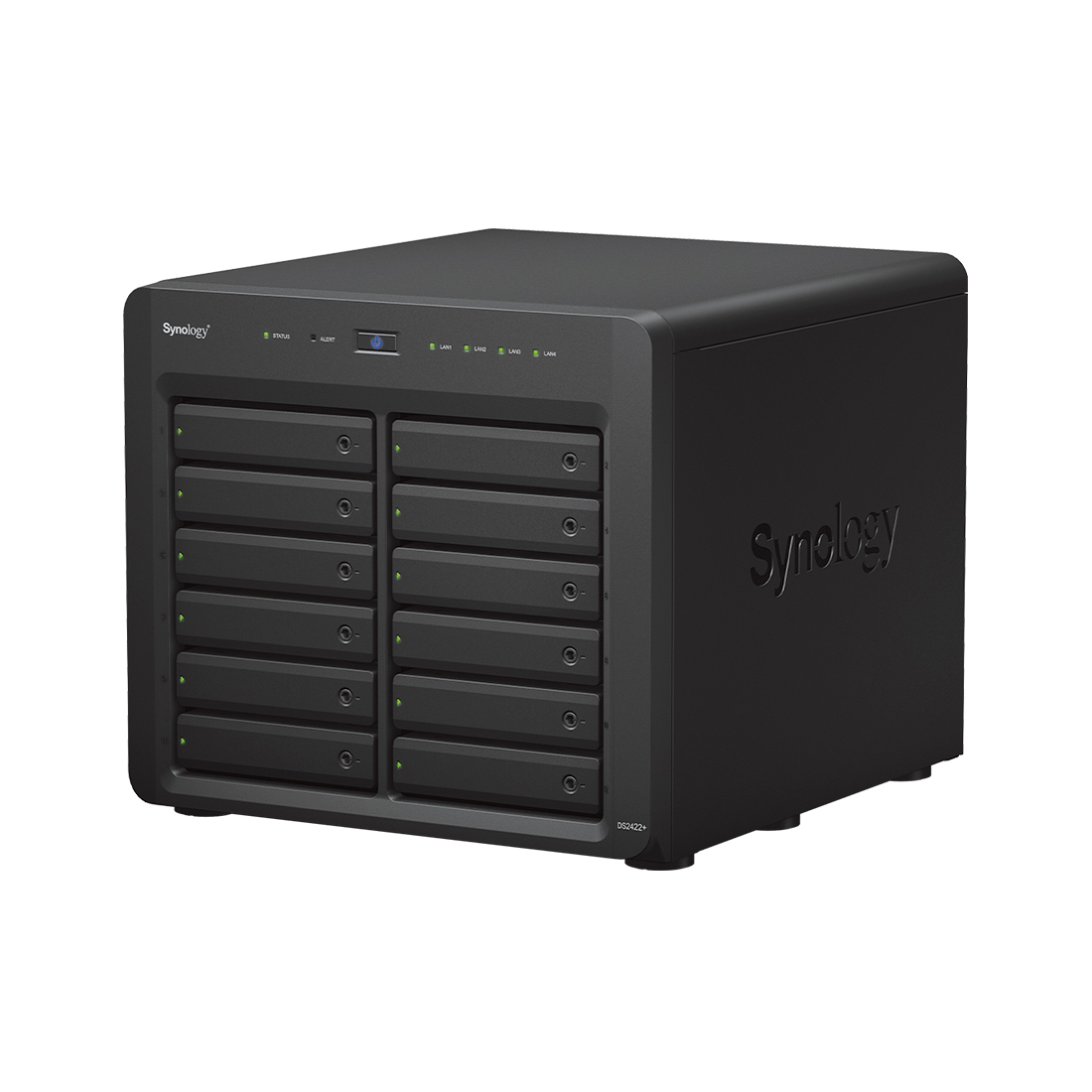 Система хранения данных (сервер), Synology, DS2422+, Ryzen V1500B, NAS, 4GB, RJ-45 1GbE