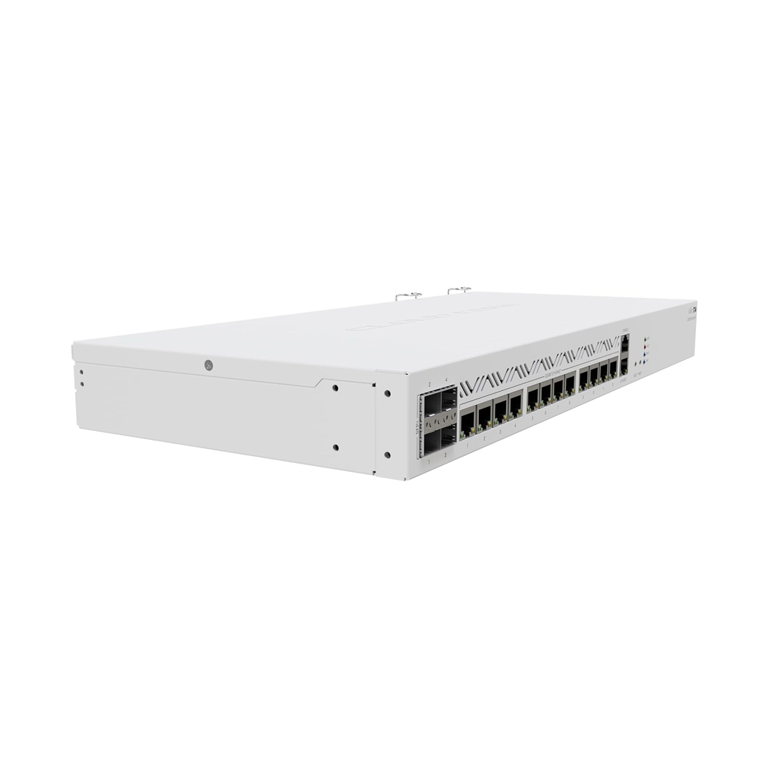 Маршрутизатор, MikroTik, CCR2116-12G-4S+, Cloud Core Router, 4xSFP+, 13xGbit LAN, M.2 PCIe slot, RouterOS, 1U rackmount case, Dual PSU, -20°C to 60°C