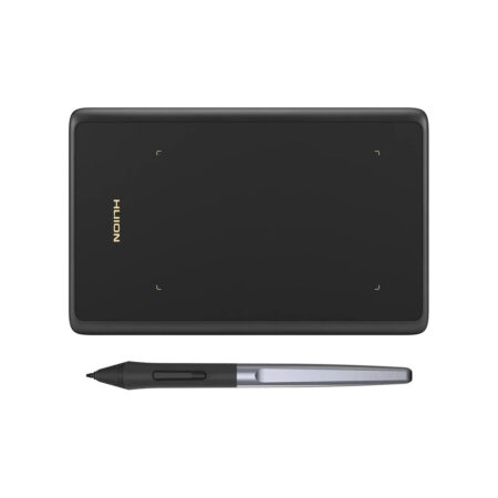 Графический планшет, Huion, H420X, Цифровая ручка:PW100, Технология пера:Пассивный электромагнитный резонанс (перо без батареи), Разрешение пера:5080 LPI, Чувствительность к давлению:8192уровня, Поддержка наклона:-, Чувствительная высота:10mm, Report Rate:300PPS, Точность:±0.3mm, черный