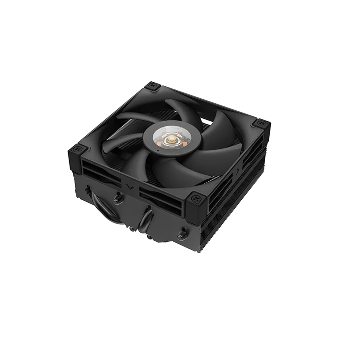 Кулер для процессора, Deepcool, AN400 BK R-AN400-BKWNMN-G, Intel 1851/1700/1200/115х и AMD AM5/AM4, 150W, 92мм, 500- 2950±10% об/м, 31.18CFM, 23,2dB(A), 4pin, 94х57х52,5мм, Чёрный