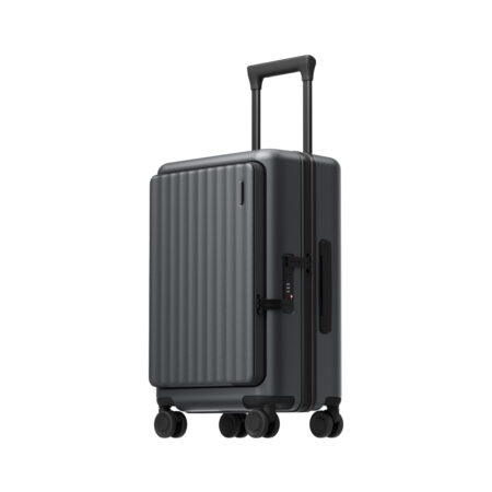 Чемодан, Xiaomi, Front Pocket Carry-on Luggage 20", BHR8767GL, Поликарбонат, 364*255*565мм, Вес 3,5кг, Объем 38 литров, Черный