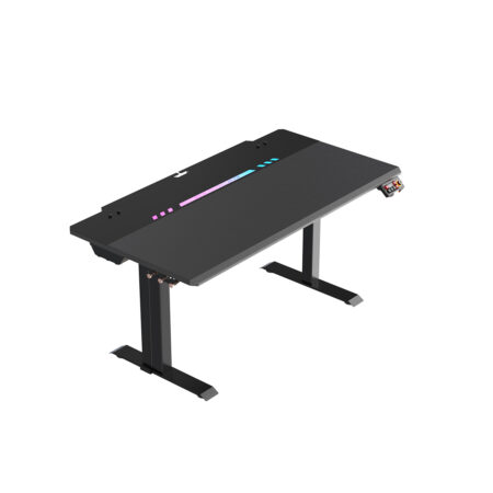 Компьютерный стол, DX Racer, GD/1400TPMDF/N, Tidal series, Размер XL - длина 140см, Материал Сталь, Регулировка высоты 66,6 - 104см, 3 коробки ( в комплекте столешница+металл основание+ножки), 140х75х2,5см, Чёрный