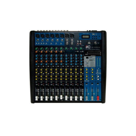 Микшер, ITC, TS-14PFX-4, 14-канальный микшер, 4 групповых выхода, с MP3-плеером и 24-битным DSP