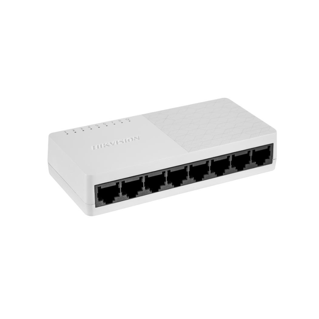 Коммутатор, Hikvision, DS-3E0108D-O, Неуправляемый, 8 x 10/100 Mbps RJ45, Настольный, ABS