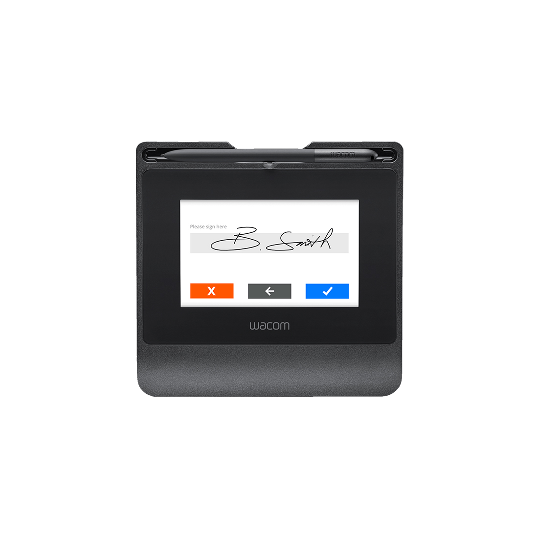Планшет для цифровой подписи, Wacom, STU-540-CH2, Разрешение 800 х 480, Разрешение датчика 2540 lpi, Размер 161*174*11 мм, Серый