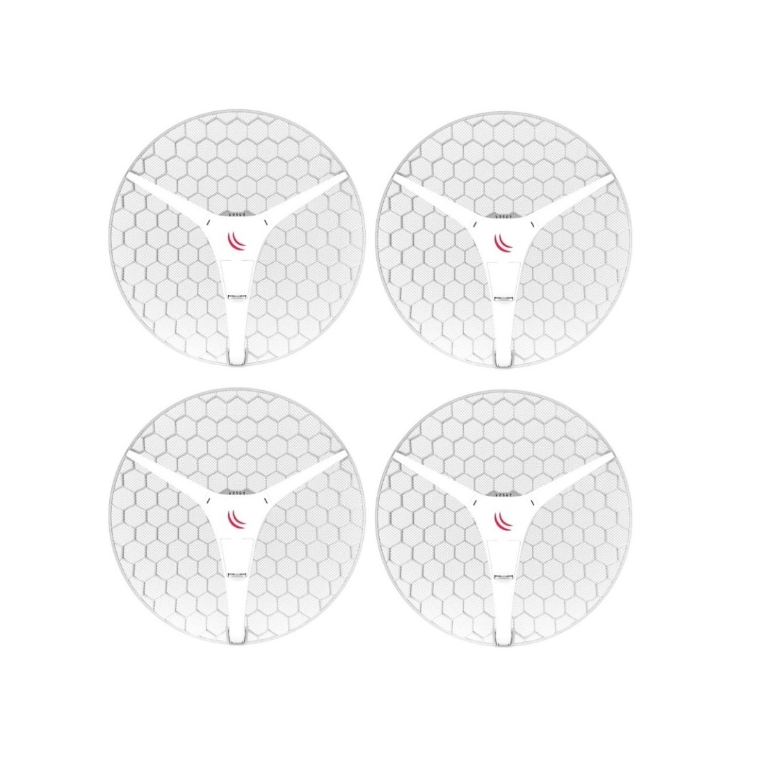 Точка доступа, MikroTik, RBLHG-5HPnD-XL4pack, LHG XL HP5, 1 порт 10/100М, 802.11a/n, 300 Mbit/s, 5 GHz, 27dBi, PoE-IN Passive PoE, RouterOS, -40°С до 70 °C, IP54 (упаковка 4 штуки)