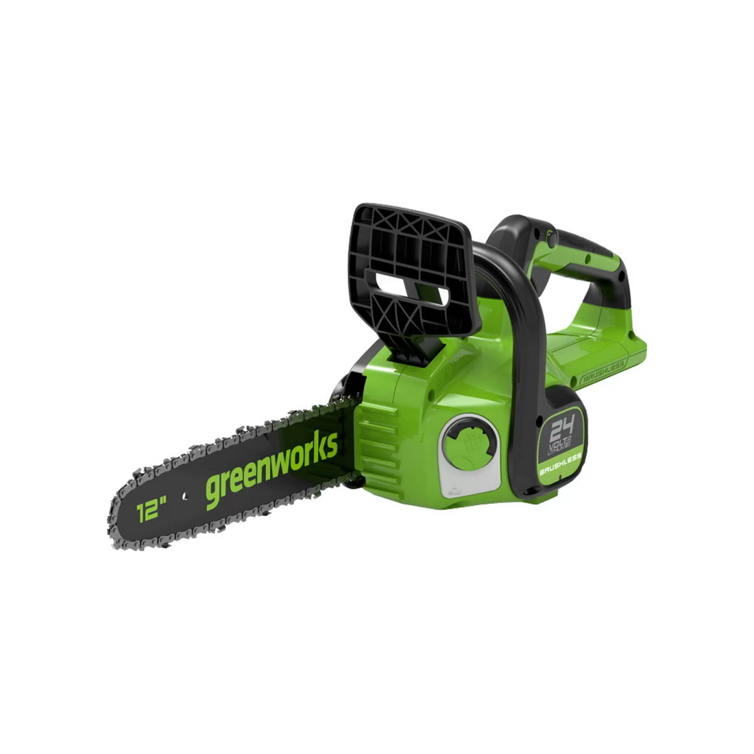 Цепная пила аккумуляторная, Greenworks, 2007007UB, GD24CS30, 24V, 30см, бесщеточная, c 1хАКБ 4 Ач и ЗУ