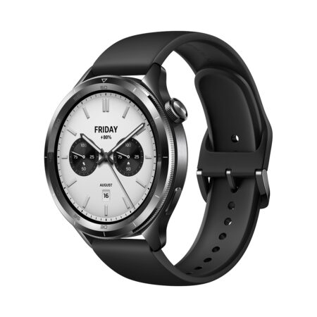 Смарт часы, Xiaomi, Watch S4, M2425W1 / BHR9195GL, Дисплей 1.43" AMOLED, Разрешение 466 x 466, Водонепроницаемые (5 АТМ), GPS+GLONASS, Galileo, BDS, QZSS, Батарея 486 мАч, Черный