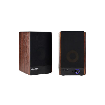 Колонки, Microlab, SOLO3, Bluetooth 5.3, AUX, 40 Вт, 80 Гц - 20 кГц, Соотношение сигнал/шум: > 75 дБ, 142 x 153 x 231 мм, Коричневый