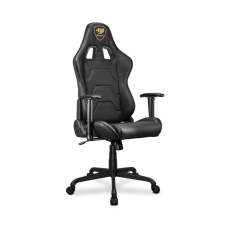 Игровое компьютерное кресло, Cougar, Armor Elite Royal, Искусственная кожа PU AIR, (Ш)54,5*(Г)49*(В)126(133) см, Чёрно-Золотой