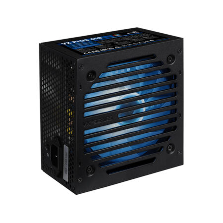 Блок питания, Aerocool, VX PLUS Stealth 450 , 450W, ATX, None-PFC, 20+4pin, 4+4pin, 2*Sata, 2*Molex, 1*FDD, 1*PCI-E 6pin, Вентилятор 12см, Кабель питания, Чёрный