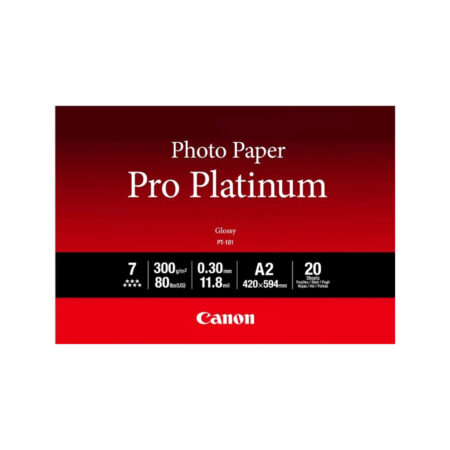 Глянцевая фотобумага, Canon, PT-101 Pro Platinum, A2, 20 шт., 2768B067AA