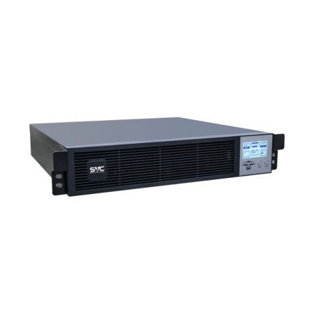 Источник бесперебойного питания, SVC, RT-2KLN-LCD, Мощность 2000ВА/2000Вт, Стоечный 19'' 2U, NRT-серия, On-Line, LEDИнтелектуальный слотRS-232, USB порт (B тип), Диапазон работы AVR: 110-300В, Бат.: 12В/9Aч*6шт., Вентилятор: 8cм*1шт., 2 вых., Чёрный, замена модели RT-2KL-LCD