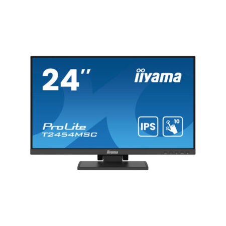 Монитор, iiyama, ProLite PL2454M, T2454MSC-B2AG, 23.8", 1920x1080, IPS, 16:9, 75 Гц, 300 кд/м2, 5 мс, 16.7М, 1000:1, 178/178, HDMI*1, DP*1, USB*2, Mini jack, Регулировка наклона, Черный