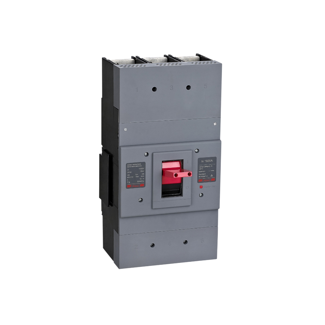 Автоматический выключатель, Himel, HDM31600N80033XX, HDM3 1600N/3P 800A