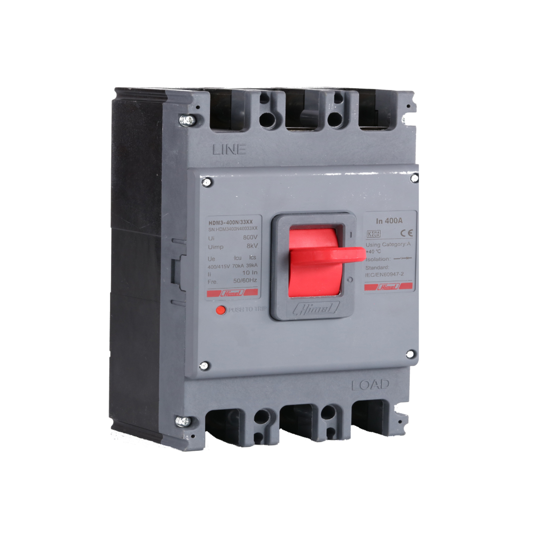 Автоматический выключатель, Himel, HDM363S2533XX, HDM3 63S/3P 25A