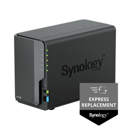 Система хранения данных (сервер), Synology, DS225+, Celeron J4125, 2GB, RJ-45 1GbE, RJ-45 2,5GbE (express replacement)