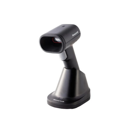 Сканер штрих-кода, Honeywell, HH492 (HH492-R1-1USB-5), ручной, беспроводной, 1D/2D, Bluetooth, с подставкой, черный