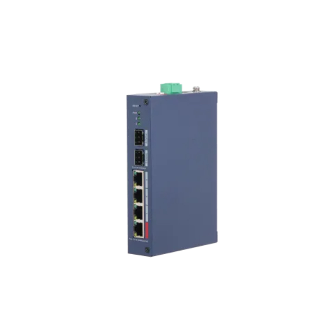Коммутатор, Dahua, DH-CHS4206-4ET-90, Индустриальный, Управляемый L2, 2 порта 1000 Base-X (SFP)/1 порт 10/100/1000 Base-T(PoE+/PoE)/3 порта 10/100 Base-T (PoE+/PoE), Корпус металл