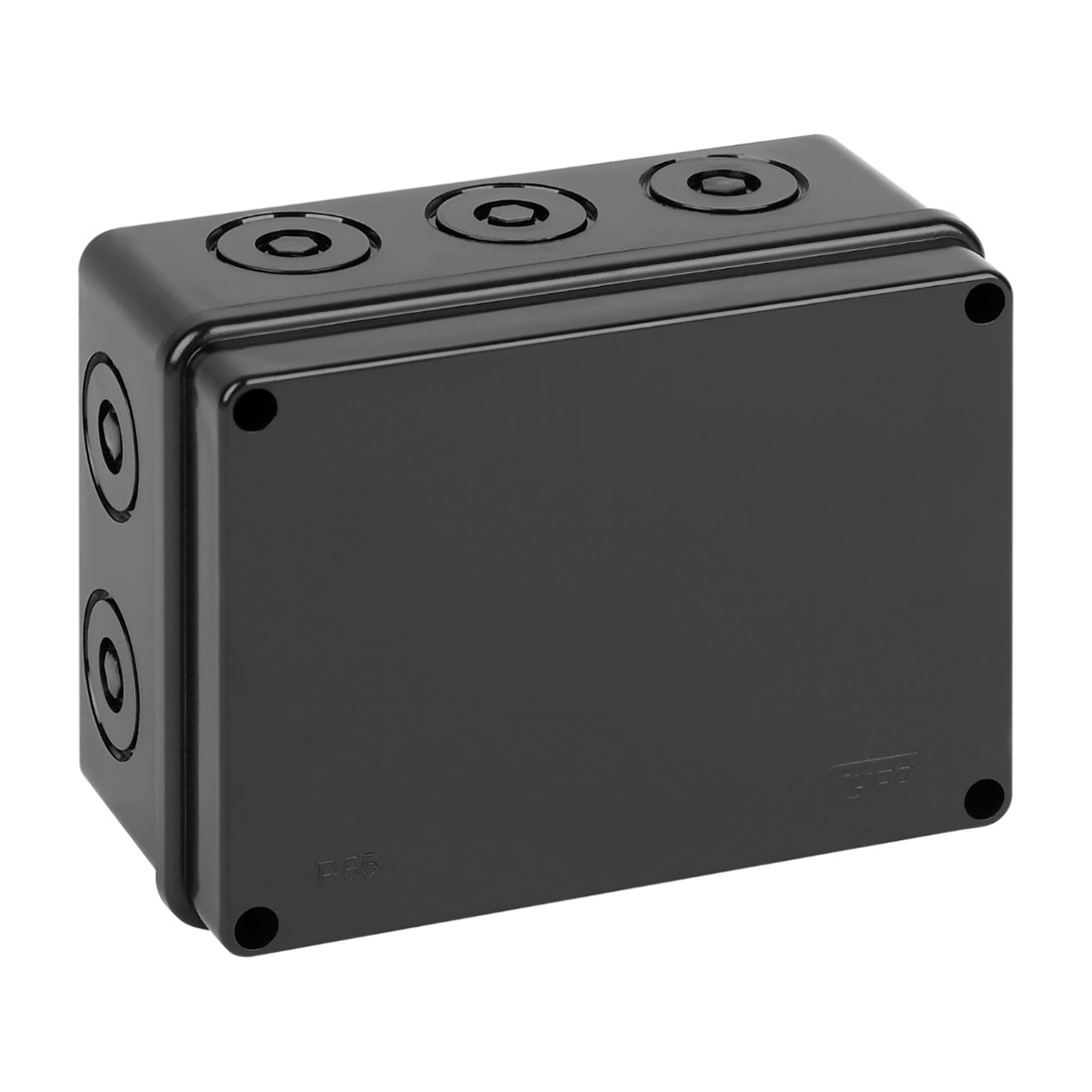 Коробка распаячная, ТYCO, 67054Ч, о/п 150х110х70мм, IP65, УХЛ1, без гермовводов, черная