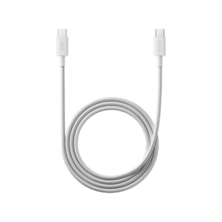 Интерфейсный кабель, Xiaomi6A Braided USBC – USBC, BHR087AGL/K36350, 2м, 480Мбит/с,6А, 120Вт, +TPE, +PET, Белый