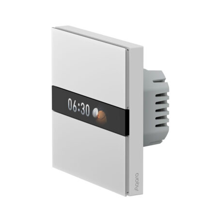 Умный настенный выключатель с дисплеем, Aqara, Display Switch V1, EU, WS-K02D, Белый