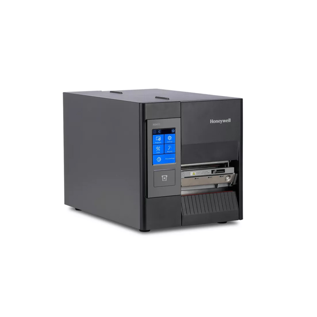 Промышленный принтер этикеток, Honeywell, PD4500C0010000200, термотрансферный, 203 dpi, ширина печати до 4″, LCD-дисплей, Ethernet, USB, без кабеля питания, серый