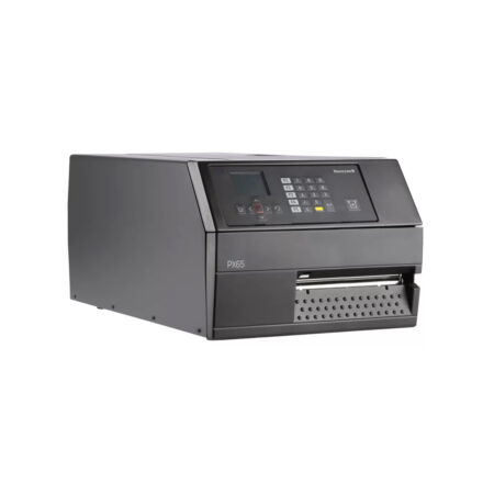 Промышленный принтер этикеток, Honeywell, PX65A00000000200, термотрансферный, 203 dpi, ширина печати до 6", интерфейсы Ethernet и USB, в комплекте кабели питания US и EU, серый