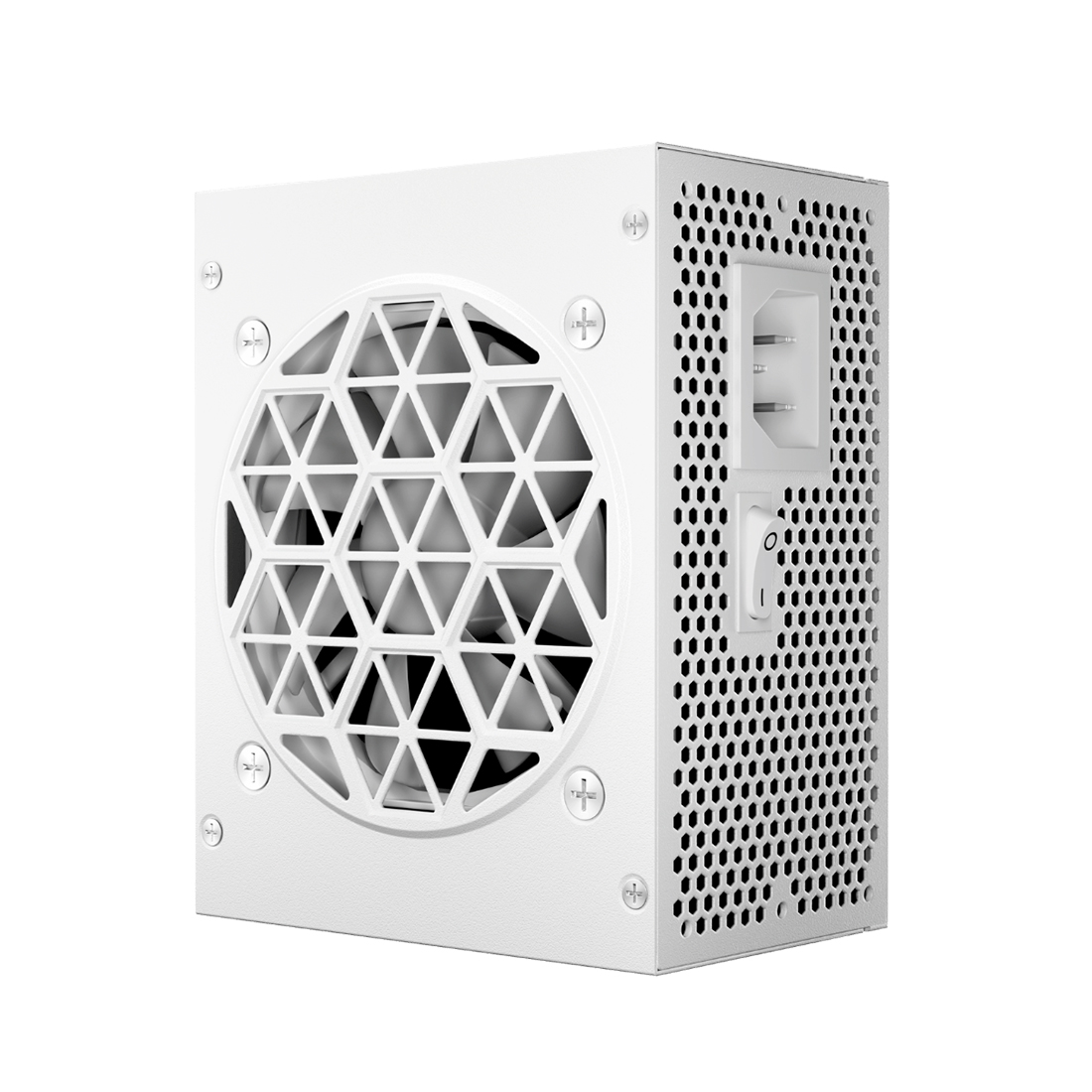 Блок питания, 1STPLAYER, SFX, SFX-PLT-850-WH-EU, 850W, SFX, APFC, GOLD, 20+4pin, 4+4pin, 8*Sata, 4*Molex, 2*PCI-E 6+2pin, 1*(16pin)12VHPWR, Modular, Вентилятор 8см, 100х125х63.5мм, Белый
