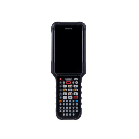 Терминал сбора данных, Honeywell, CK67-X1N-5ES1B0G, 4.3", Wi-Fi 6E и 5G, GMS, 8 ГБ ОЗУ, 128 ГБ ПЗУ, клавиатура 38 клавиш (Numeric F-Key), сканер FlexRangeXLR с красным лазером, фронтальная и тыловая камера, стандартная батарея, защита IP65/68, чёрный