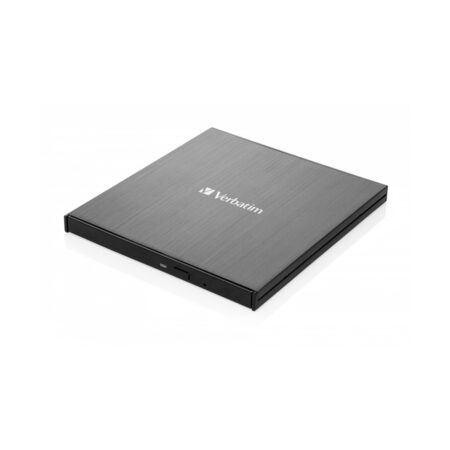 Внешний привод, Verbatim, CD/DVD 43886, Slim, USB-C, Чёрный