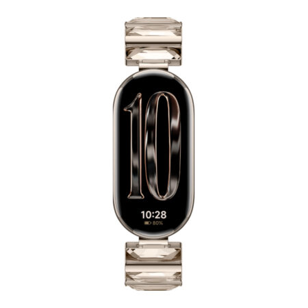 Фитнес браслет, Xiaomi, Mi Smart Band 10, Glimmer Edition Glimmer Gold, BHR07Q6GL/M2459B1, 1.62" AMOLED, Разрешение экрана 192 x 490, Аккумулятор 233 мАч, Водонепроницаемость 5 АТМ, Золотой