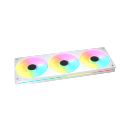 Комплект кулеров для кейса, Cougar, Unity360-FW ARGB (CF-UN360FW-RGB) , 3х120мм ARGB, 700-1600±10%об.мин, 78.5CFM, 38dB(A), 4pin, Белый