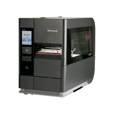Промышленный принтер этикеток, Honeywell, PX940A00100000600, термотрансферный, 600 dpi, ширина печати до 4", сенсорный дисплей, интерфейсы Ethernet, Serial, USB, Bluetooth Low Power, стандартный ролик, втулка 3", без кабеля питания, чёрный