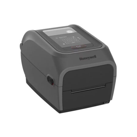 Принтер этикеток, Honeywell, PC45T000000300, термотрансферный, 300 dpi, ширина печати до 4", сенсорный дисплей, Ethernet, без кабеля питания, чёрный