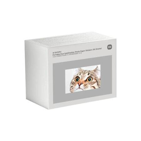 Фотобумага, Xiaomi, Portable Dye-Sublimation Photo Paper Stickers (50 Sheets), BHR082OGL/KDXZRSHHT20S, Для фотопринтера Xiaomi Portable Photo Printer Pro, Размеры фотобумаги 2 x 3 дюйма 50 x 76 мм, 50 листов, Глянцевая