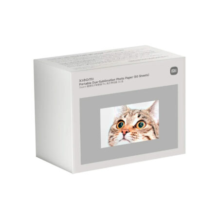 Фотобумага, Xiaomi, Portable Dye-Sublimation Photo Paper (50 Sheets), BHR082PGL/KDXZRSHHT20S, Для фотопринтера Xiaomi Portable Photo Printer Pro, Размеры фотобумаги 2 x 3 дюйма 50 x 76 мм, 50 листов, Глянцевая