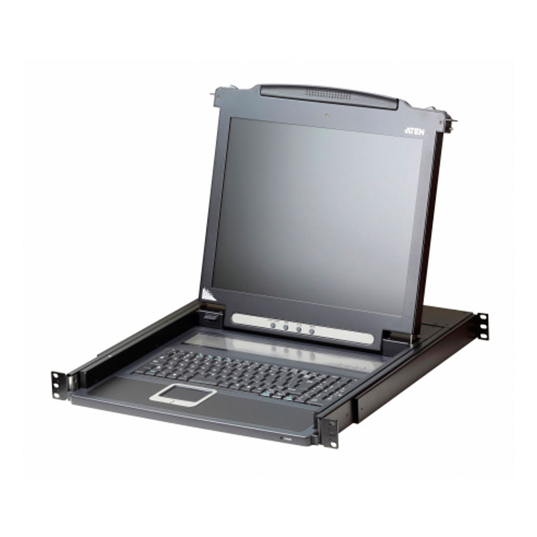 КВМ-консоль, ATEN, CL1000M-ATA-RG, 17", PS/2, VGA, LCD Console, W/RU KB, W/EU Cord, ATEN