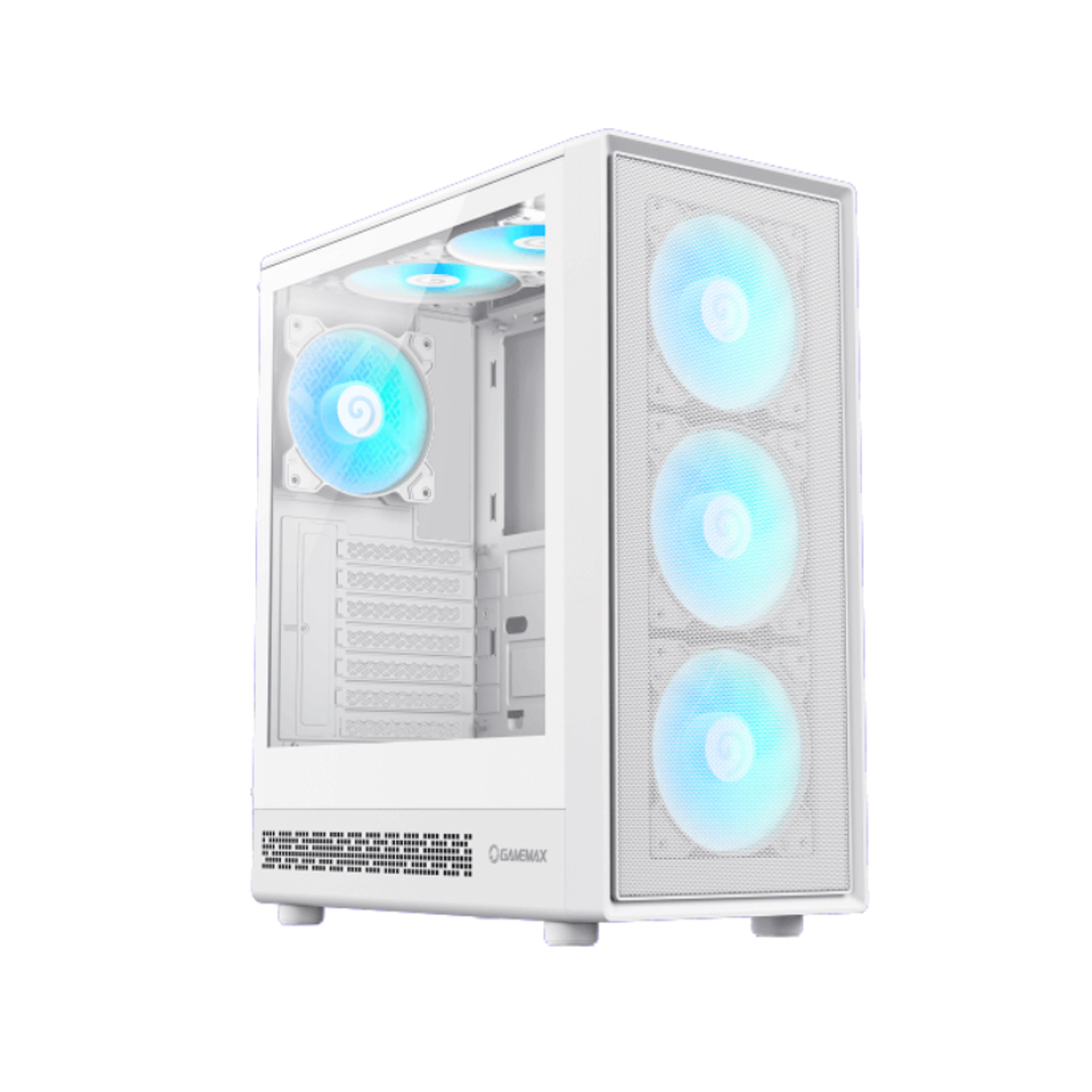 Компьютерный корпус, Gamemax, Storm 2 AW, 1115-3803R0007, ATX/MATX/ITX, 2*3.5"/3*2.5", Высота кулера до 155 мм, Длина VGA до 330 мм, 386x200x449 мм, Без Б/П, Белый