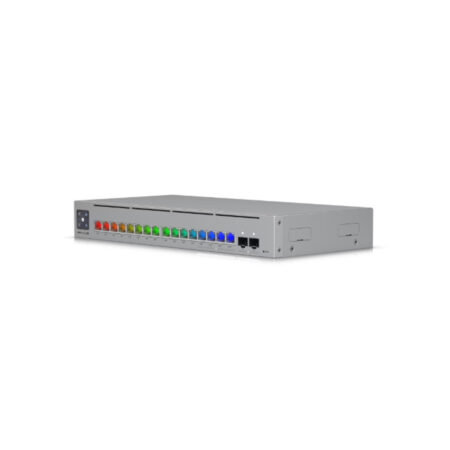 Коммутатор, Ubiquiti, USW-Pro-Max-16-PoE, Unifi Switch, Управляемый L3, 2xSFP+, 16 портов 10/100/1000 Mbps RJ45 PoE, 802.3af/at/bt, бюджет 180W, Стоечный