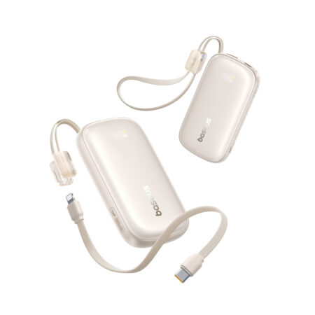 Портативный внешний аккумулятор, Baseus, EnerFill FC21 Qpow 3 Ultra (E0027Q01), 10000mAh, 45W, Титановый