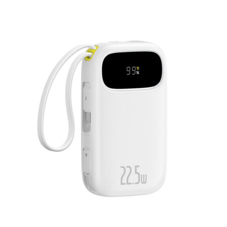 Портативный внешний аккумулятор, Baseus, EnerFill FC31 (P10082106213-00), 10000mAh, 22.5W Белый