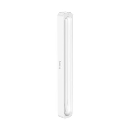 Зарядный кейс для стилуса, Baseus, (P80015907213-00), Smooth Writing Stylus Wireless Charging Case, Совместим Apple Pencil 2 / Baseus Smooth Writing 1 / 2 / 3 Series, USB-C, Белый