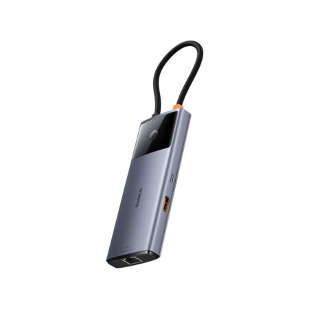 Док-станция, Baseus, Metal Gleam Series II (B00061802813-00), Air Spacemate, 6 -в-1, Серый