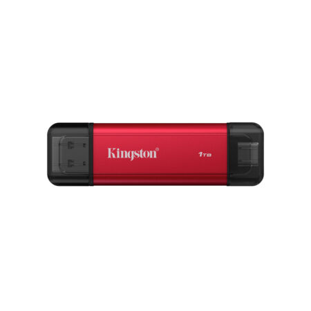 Внешний SSD диск, Kingston, Dual Portable, SPSD/2TB, 2TB, USB-C/USB-A, Красный