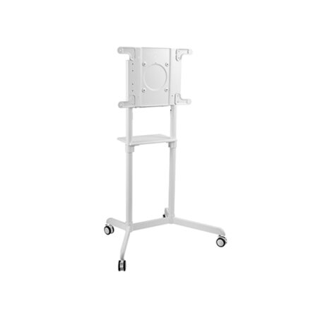 Стойка мобильная, Brateck, TTV11-46TW, 37"-70", Макс. нагрузка – 70 кг, Высота 1595 мм, Угол поворота 0°/90°, Диапазон наклона 0°/5°, Белый