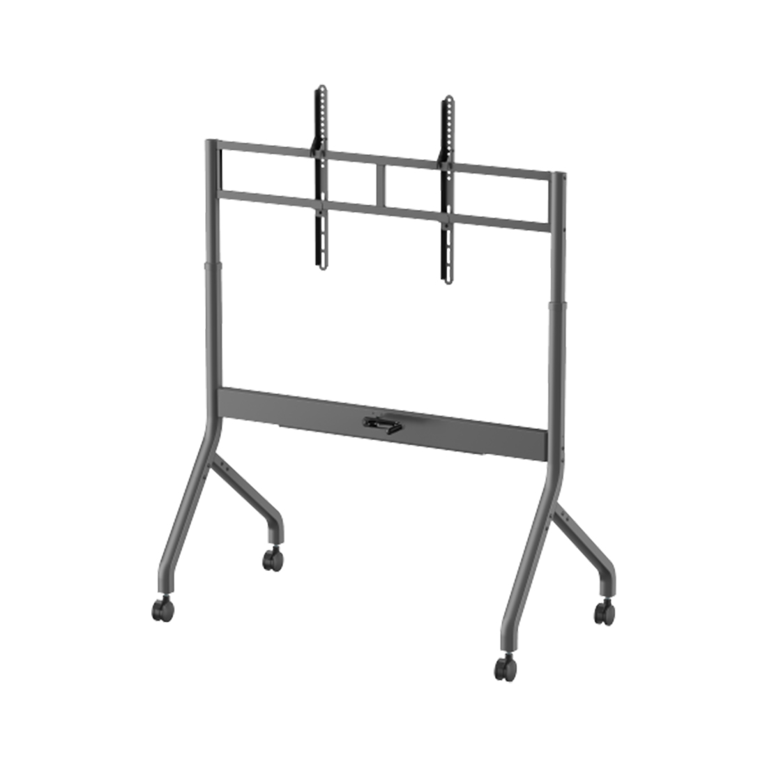 Стойка мобильная, Brateck, TTF19H-612FW, 60"-110", Макс. нагрузка – 120 кг, Высота 1307~1607 мм, Угол поворота 0°/0°, Диапазон наклона 0°/0°, Тёмно-серый
